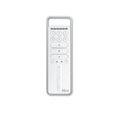 Trasmettitore portatile per il controllo di 6 sistemi di carichi elettrici o gruppi di automazioni tasti sole on/off product photo front L