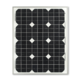 Pannello solare fotovoltaico per alimentazione a 24 Vcon potenza massima 30 W foto del prodotto front S