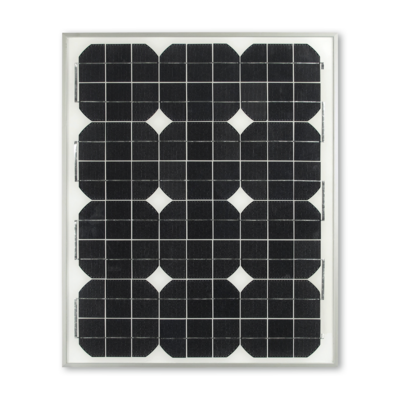 Pannello solare fotovoltaico per alimentazione a 24 Vcon potenza massima 30 W foto del prodotto